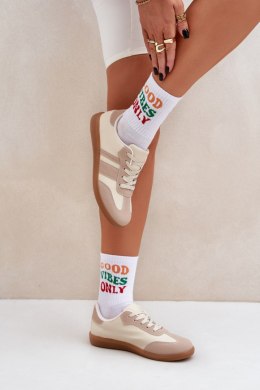 Buty Sportowe Model Nonalorin LA293P Beige - Step in style Step in style