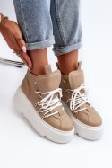 Buty Sportowe Model Zazoo 3416 Beige - Step in style Step in style Buty Sportowe Model Zazoo 3416 Beige - Step in style Step in style
