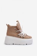 Buty Sportowe Model Zazoo 3416 Beige - Step in style Step in style Buty Sportowe Model Zazoo 3416 Beige - Step in style Step in style