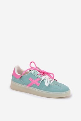 Buty Sportowe Model Zelevelis C2051-7 Mint/Pink - Step in style Step in style