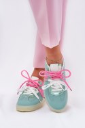 Buty Sportowe Model Zelevelis C2051-7 Mint/Pink - Step in style Step in style Buty Sportowe Model Zelevelis C2051-7 Mint/Pink - Step in style Step in style