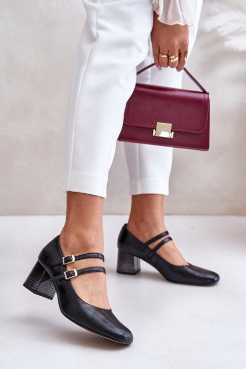Czółenka Model Laura Messi 2857 Black - Step in style Step in style Czółenka Model Laura Messi 2857 Black - Step in style Step in style