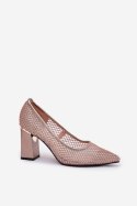 Czółenka Model Vinceza 62211 Beige - Step in style Step in style