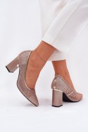 Czółenka Model Vinceza 62211 Beige - Step in style Step in style