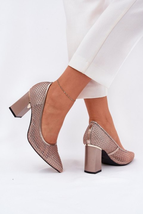 Czółenka Model Vinceza 62211 Beige - Step in style Step in style Czółenka Model Vinceza 62211 Beige - Step in style Step in style
