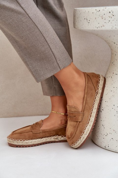 Espadryle Model Shilova LT33-01 Camel - Step in style Step in style Espadryle Model Shilova LT33-01 Camel - Step in style Step in style