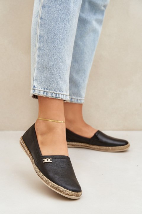 Espadryle Model Zazoo 10177 Black - Step in style Step in style Espadryle Model Zazoo 10177 Black - Step in style Step in style