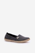 Espadryle Model Zazoo 10177 Black - Step in style Step in style Espadryle Model Zazoo 10177 Black - Step in style Step in style