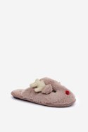 Kapcie Model Asielle YL-54 Dark Beige - Step in style Step in style Kapcie Model Asielle YL-54 Dark Beige - Step in style Step in style