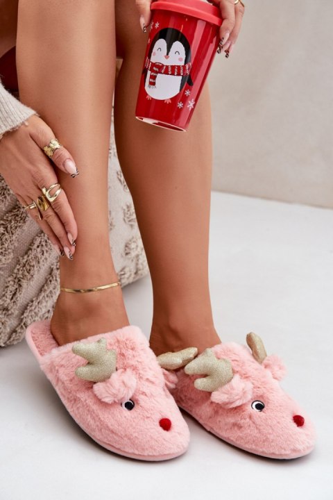 Kapcie Model Asielle YL-54 Pink - Step in style Step in style Kapcie Model Asielle YL-54 Pink - Step in style Step in style