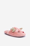 Kapcie Model Asielle YL-54 Pink - Step in style Step in style Kapcie Model Asielle YL-54 Pink - Step in style Step in style