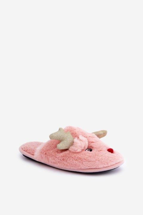 Kapcie Model Asielle YL-54 Pink - Step in style Step in style Kapcie Model Asielle YL-54 Pink - Step in style Step in style