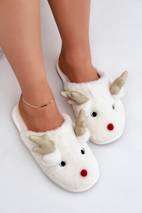 Kapcie Model Asielle YL-54 White - Step in style Step in style Kapcie Model Asielle YL-54 White - Step in style Step in style