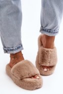 Kapcie Model Biella WSL-187 Beige - Step in style Step in style Kapcie Model Biella WSL-187 Beige - Step in style Step in style