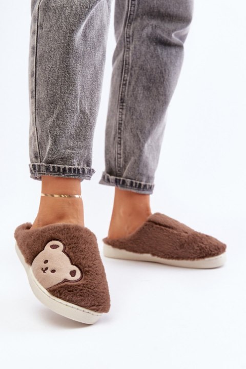 Kapcie Model Fiorinella 24PA98-7540 Brown - Step in style Step in style