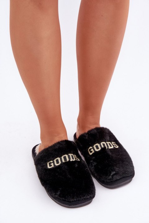 Kapcie Model Kalelia YL-307 Black - Step in style Step in style Kapcie Model Kalelia YL-307 Black - Step in style Step in style