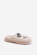 Kapcie Model Linnorelia FA-193 Light Beige - Step in style Step in style Kapcie Model Linnorelia FA-193 Light Beige - Step in style Step in style