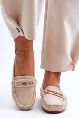 Mokasyny Model Corinell FT247 Beige - Step in style Step in style