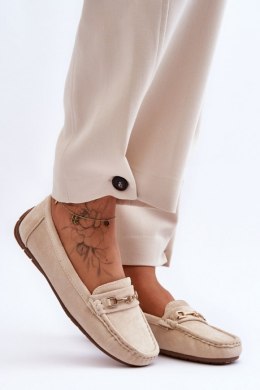 Mokasyny Model Corinell FT247 Beige - Step in style Step in style