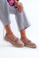 Mokasyny Model DA TW101 Dirty Pink - Step in style Step in style Mokasyny Model DA TW101 Dirty Pink - Step in style Step in style