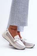 Mokasyny Model DA TW210 White - Step in style Step in style Mokasyny Model DA TW210 White - Step in style Step in style