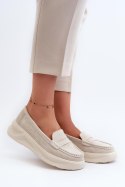 Mokasyny Model Filidia 24PB18-6889 Beige - Step in style Step in style Mokasyny Model Filidia 24PB18-6889 Beige - Step in style Step in style