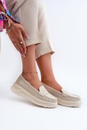 Mokasyny Model Filidia 24PB18-6889 Beige - Step in style Step in style Mokasyny Model Filidia 24PB18-6889 Beige - Step in style Step in style