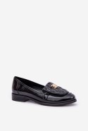 Mokasyny Model Laura Messi 2927 Black - Step in style Step in style Mokasyny Model Laura Messi 2927 Black - Step in style Step in style