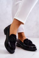 Mokasyny Model S.Barski HY51-318 Belize Black - Step in style Step in style Mokasyny Model S.Barski HY51-318 Belize Black - Step in style Step in style