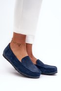 Mokasyny Model S.Barski LR755 Navy - Step in style Step in style Mokasyny Model S.Barski LR755 Navy - Step in style Step in style