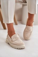 Mokasyny Model Tannes TL271N-8 Light Beige - Step in style Step in style Mokasyny Model Tannes TL271N-8 Light Beige - Step in style Step in style