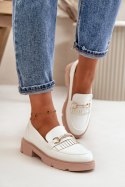 Mokasyny Model Tialorae W-16 White - Step in style Step in style Mokasyny Model Tialorae W-16 White - Step in style Step in style