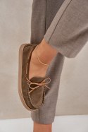 Mokasyny Model Timannie MD1046-9 Dark Green - Step in style Step in style Mokasyny Model Timannie MD1046-9 Dark Green - Step in style Step in style