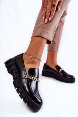 Półbuty Model Anne MK755 Black Lakier - Step in style Step in style