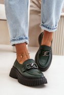 Półbuty Model Zazoo 20176 Dark Green - Step in style Step in style Półbuty Model Zazoo 20176 Dark Green - Step in style Step in style