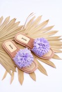 Sandał Klapki Model Giorgia LS-118 Violet - Step in style Step in style Sandał Klapki Model Giorgia LS-118 Violet - Step in style Step in style