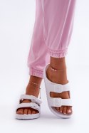 Sandał Klapki Model Luciene 24SD97-7738 White - Step in style Step in style Sandał Klapki Model Luciene 24SD97-7738 White - Step in style Step in style