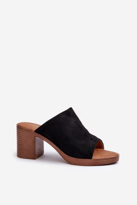 Sandał Klapki Model Varnila 24SD98-6763 Black - Step in style Step in style Sandał Klapki Model Varnila 24SD98-6763 Black - Step in style Step in style