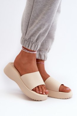 Sandał Klapki Model Vimarils 695-01 Light Beige - Step in style Step in style