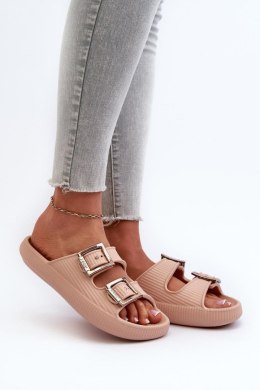 Sandał Klapki Model Zaxy LL285087 Beige - Step in style Step in style