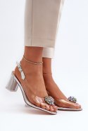 Sandały Model DA MR38-454 Silver - Step in style Step in style Sandały Model DA MR38-454 Silver - Step in style Step in style