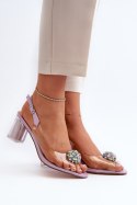 Sandały Model DA MR38-454 Violet - Step in style Step in style Sandały Model DA MR38-454 Violet - Step in style Step in style