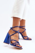 Sandały Model Josette FY2125-3 Blue - Step in style Step in style Sandały Model Josette FY2125-3 Blue - Step in style Step in style