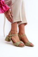 Sandały Model Leisha LT33-10 Green - Step in style Step in style Sandały Model Leisha LT33-10 Green - Step in style Step in style