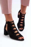 Sandały Model Maciejka 06456-01 Black - Step in style Step in style Sandały Model Maciejka 06456-01 Black - Step in style Step in style