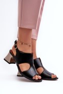 Sandały Model Maciejka 06566-01 Black - Step in style Step in style Sandały Model Maciejka 06566-01 Black - Step in style Step in style