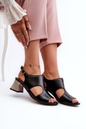 Sandały Model Maciejka 06566-01 Black - Step in style Step in style Sandały Model Maciejka 06566-01 Black - Step in style Step in style