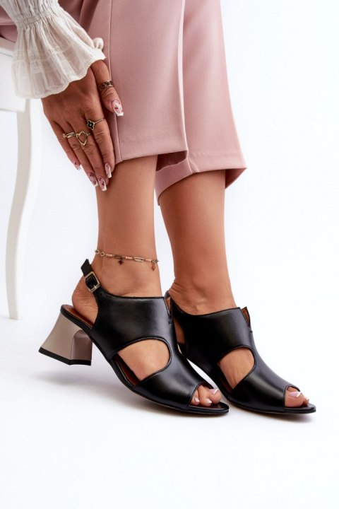 Sandały Model Maciejka 06566-01 Black - Step in style Step in style Sandały Model Maciejka 06566-01 Black - Step in style Step in style