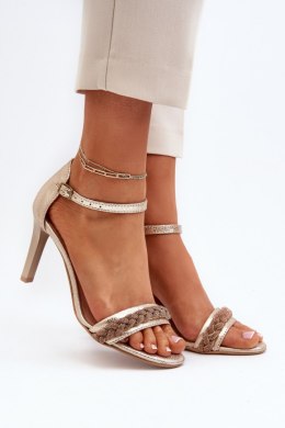 Sandały Model Zazoo 3328/2 Gold - Step in style Step in style