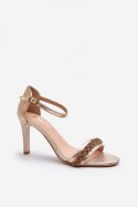 Sandały Model Zazoo 3328/2 Gold - Step in style Step in style Sandały Model Zazoo 3328/2 Gold - Step in style Step in style